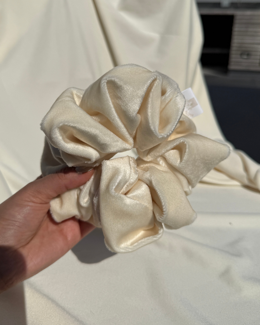 Buttercream Scrunchie