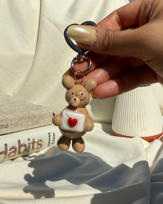 Love Letter Bear Keychain