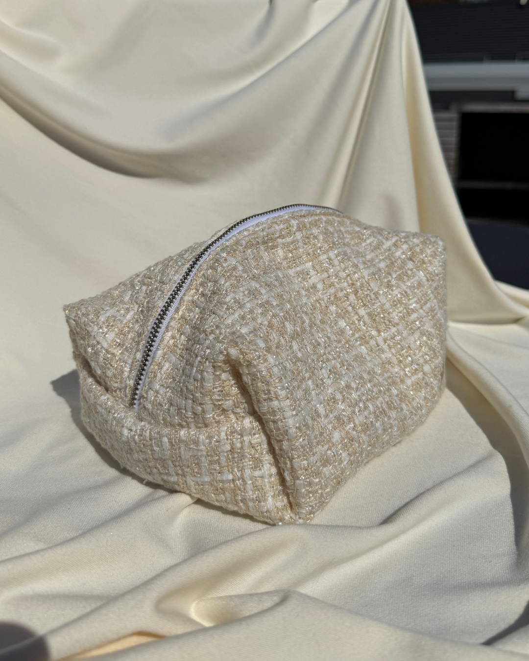 Cream Twill Pouch
