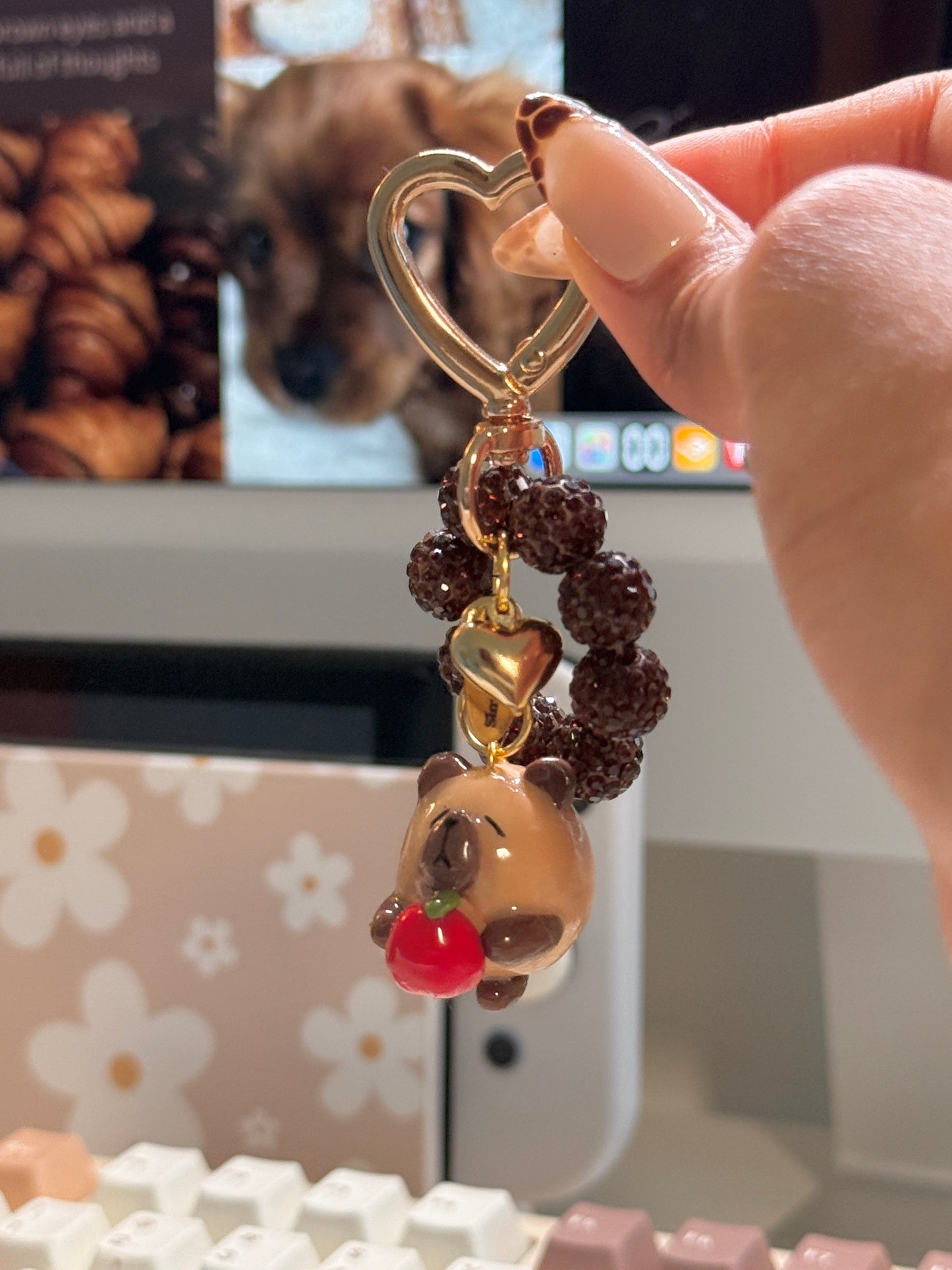 Capybara Keychain