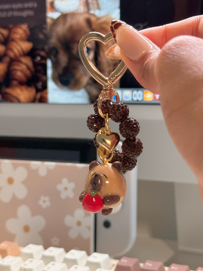 Capybara Keychain