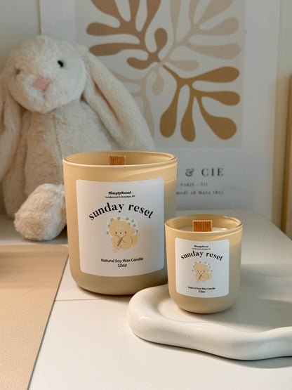 Sunday Reset Candle